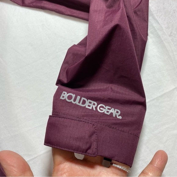 Boulder Gear Rain Jacket Hoodie Hiking Gear Woman’s Vented hoodie zip pockets - Picture 5 of 15